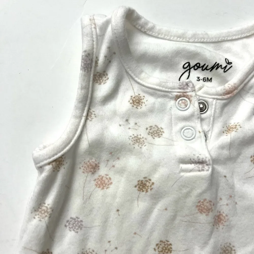 Goumi Dandelion Sleeveless Romper